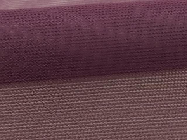 平和屋着物＊夏物 色無地 絽 似せ紫色 洗える着物 AABE4734jd