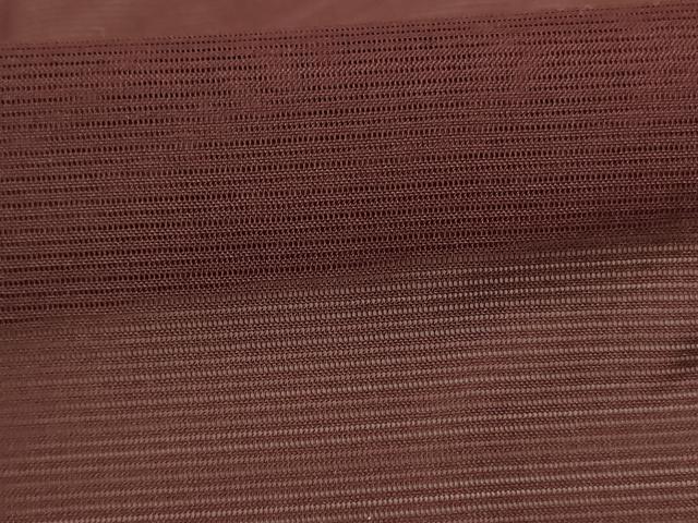平和屋着物＊夏物 色無地 絽 黒鳶色 洗える着物 AABE4742jd