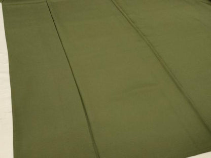 平和屋着物＊夏物 色無地 絽 麹塵色 正絹 逸品 AABE4743jd