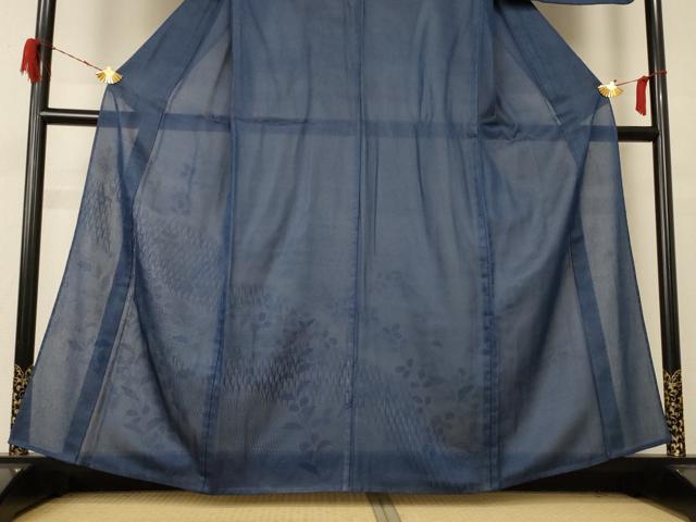 平和屋着物▽訪問着 無双 紗袷 紗×紗 草花文 正絹 逸品 AABE4744jd
