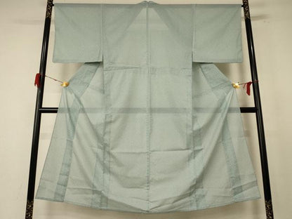 平和屋着物＊夏物　男性　江戸小紋　絽　霰文　洗える着物　AABE4748jd