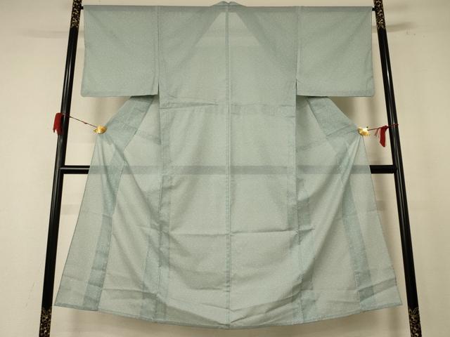 平和屋着物＊夏物　男性　江戸小紋　絽　霰文　洗える着物　AABE4748jd