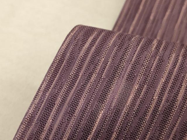 平和屋着物▽道中着 スリーシーズン 春夏秋 塵除け 縞 ロング丈 正絹 逸品 AABE4760jd