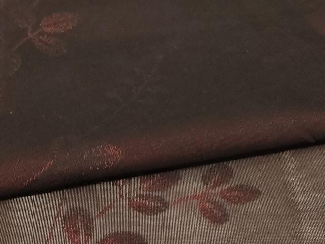 平和屋着物＊夏物 小紋 紗 萩 正絹 逸品 AABE4762jd