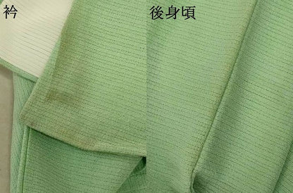 平和屋着物＊夏物 訪問着 絽 霞文 暈し染め 洗える着物 AABE4768jd