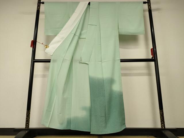 平和屋着物＊夏物 訪問着 絽 霞文 暈し染め 洗える着物 AABE4768jd
