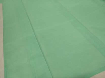 平和屋着物＊夏物 色無地 絽 若緑色 洗える着物 AABE4779jd