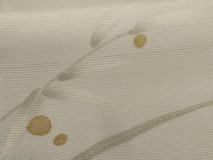 平和屋着物＊夏物 訪問着 絽 枝葉文 暈し染め 銀彩 洗える着物 AABE4781jd