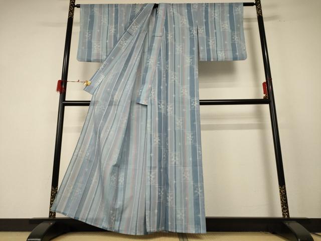 平和屋着物＊夏物　絽　小紋　色紙花文　洗える着物　AABE4793jd 楽天市場】平和屋着物＊夏物 小紋 絽 草花文 洗える着物 AAAW5407jd
