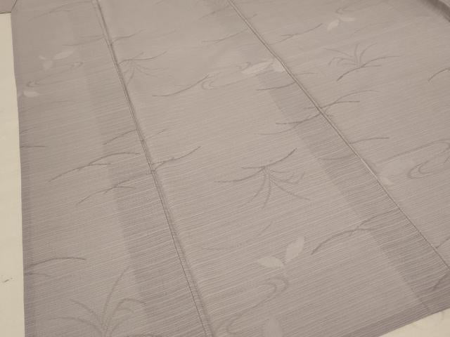 平和屋着物＊夏物 色無地 絽 舞葉文 浅紫色 洗える着物 未使用 AABE4796jd
