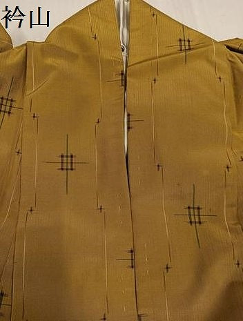 平和屋着物●上質な紬　琉球絣文様　正絹　逸品　AABE4829ph