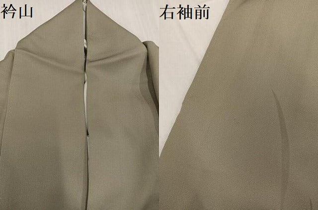 平和屋着物●訪問着　手描き　枝花文　暈し染め　正絹　逸品　AABE4842ph