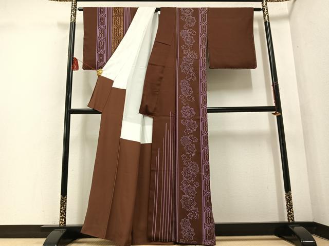 平和屋着物●訪問着 花間道 金彩 正絹 逸品 AABE4871ph