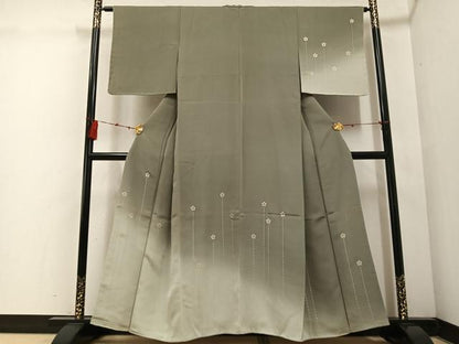 平和屋着物●訪問着　作家物　糸遊院　花尽くし　暈し染め　金銀彩　正絹　逸品　AABE4874ph