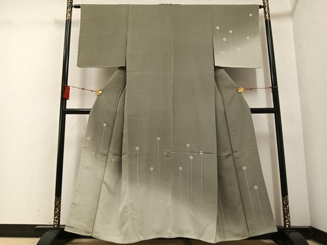 平和屋着物●訪問着　作家物　糸遊院　花尽くし　暈し染め　金銀彩　正絹　逸品　AABE4874ph