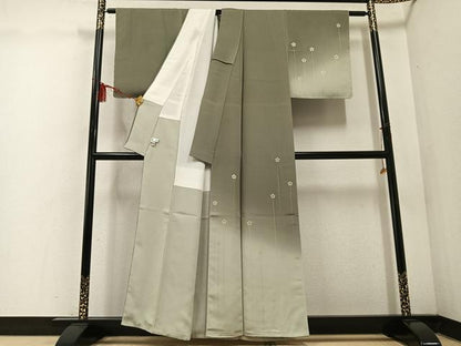 平和屋着物●訪問着　作家物　糸遊院　花尽くし　暈し染め　金銀彩　正絹　逸品　AABE4874ph