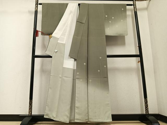 平和屋着物●訪問着　作家物　糸遊院　花尽くし　暈し染め　金銀彩　正絹　逸品　AABE4874ph
