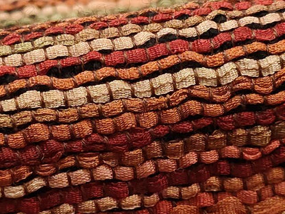 平和屋着物▼和装小物　ショール2点セット　リボンヤーン　裂き織り　ストール　防寒　逸品　AABE4906ay