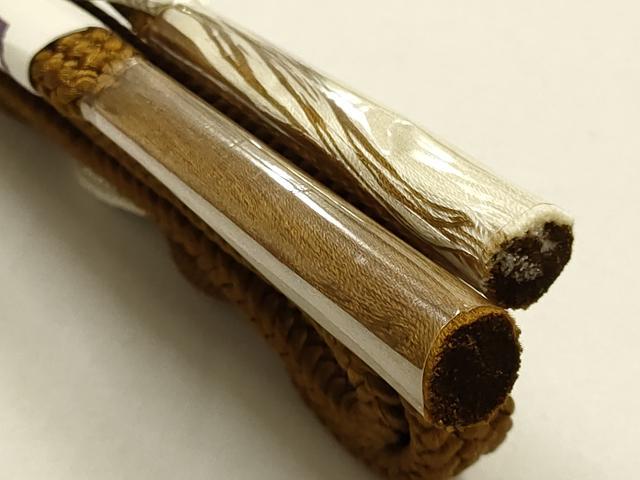 平和屋着物●西陣　老舗　渡文謹製　手織　和装小物　帯締め　正絹　逸品　未使用　AABE4926ay