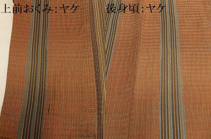 平和屋着物■上質な小紋　間道　正絹　逸品　AABE5002oa