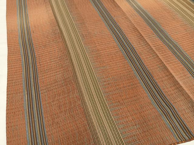 平和屋着物■上質な小紋　間道　正絹　逸品　AABE5002oa
