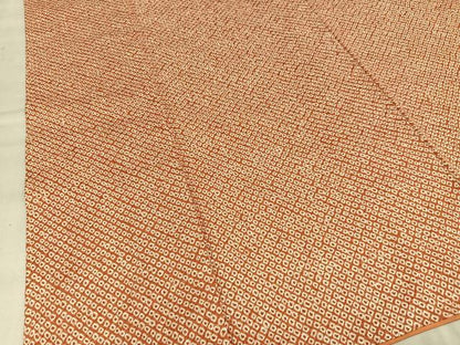 平和屋着物■大変加工の良い総絞り小紋 正絹 逸品 AABE5007oa