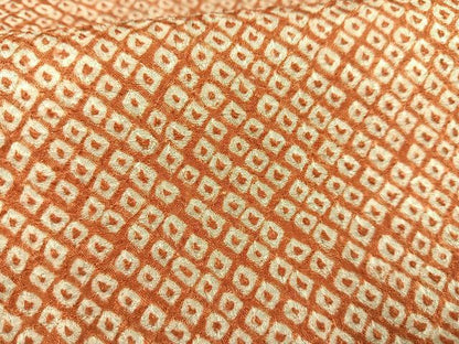 平和屋着物■大変加工の良い総絞り小紋 正絹 逸品 AABE5007oa
