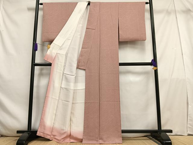 平和屋着物■上質な小紋　霰文　正絹　逸品　AABE5031oa
