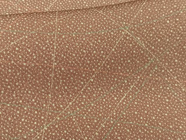 平和屋着物■上質な小紋　霰文　正絹　逸品　AABE5031oa