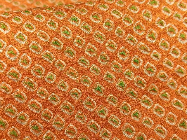 平和屋着物■上質な小紋　総絞り　鹿の子　正絹　逸品　AABE5071oa