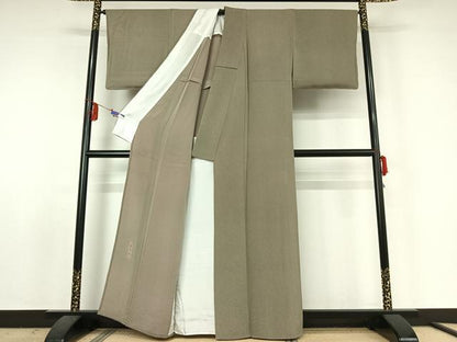 平和屋着物▽江戸小紋 単衣 鮫小紋柄 正絹 逸品 AABE5166jh