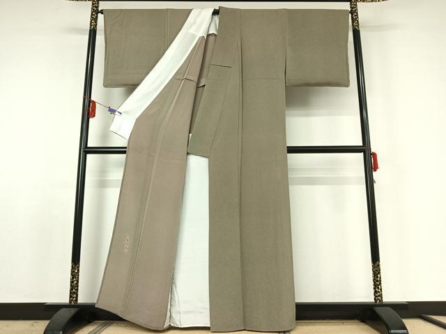 平和屋着物▽江戸小紋 単衣 鮫小紋柄 正絹 逸品 AABE5166jh