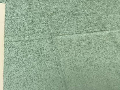 平和屋着物▽上質な色無地 単衣 氷割れ地紋 浅縹色 正絹 逸品 AABE5178jh