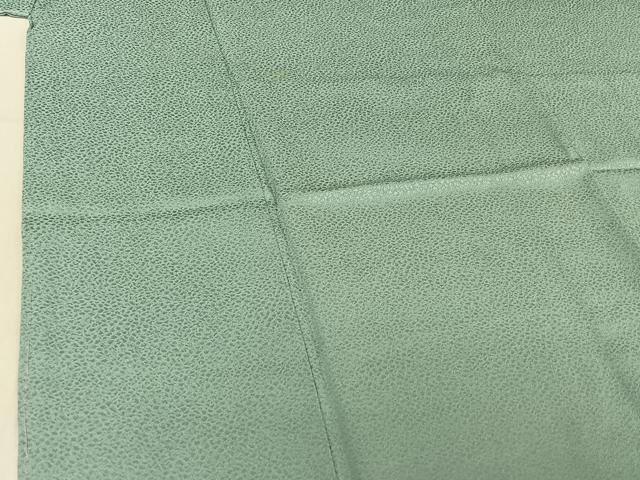 平和屋着物▽上質な色無地 単衣 氷割れ地紋 浅縹色 正絹 逸品 AABE5178jh