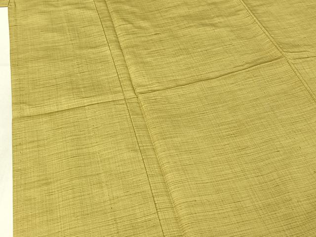 平和屋着物▽上質な紬 単衣 縞 正絹 逸品 AABE5180jh