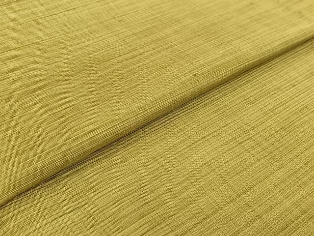 平和屋着物▽上質な紬 単衣 縞 正絹 逸品 AABE5180jh