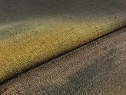 平和屋着物▽訪問着 単衣 紬地 霞文 正絹 逸品 AABE5185jh