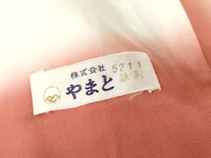 平和屋着物●本場大島紬 白大島 カタス7マルキ 色紙重ね花文 やまと誂製 正絹 逸品 AABE5231cs