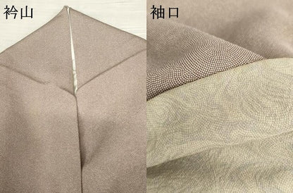 平和屋着物●江戸小紋　鮫小紋柄　さが美扱い　正絹　逸品　AABE5238cs