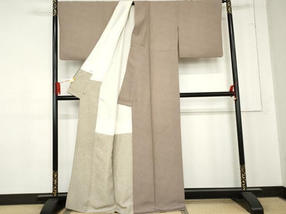 平和屋着物●江戸小紋　鮫小紋柄　さが美扱い　正絹　逸品　AABE5238cs