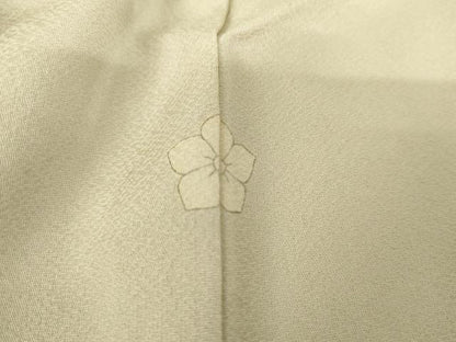平和屋着物●訪問着　枝葉文　暈し染め　正絹　逸品　AABE5242cs