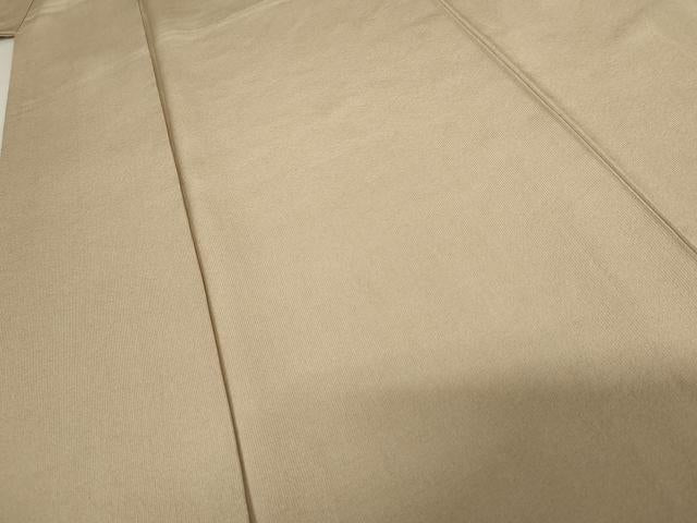 平和屋着物●重要無形文化財　人間国宝　伊勢型紙縞彫師　児玉博　江戸小紋　万筋　赤香色×白緑色　正絹　逸品　AABE5261cs 平和屋着物○重要無形文化財 人間国宝 伊勢型紙縞彫師 児玉