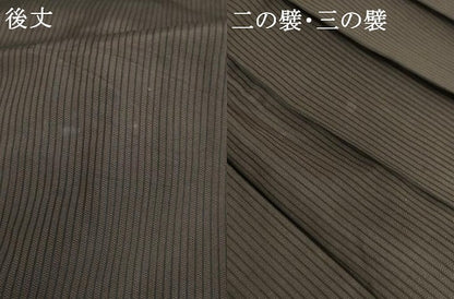 平和屋着物●男性 馬乗り袴 縞 正絹 逸品 AABE5281cs