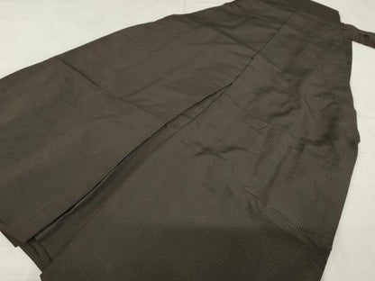 平和屋着物●男性 馬乗り袴 縞 正絹 逸品 AABE5281cs