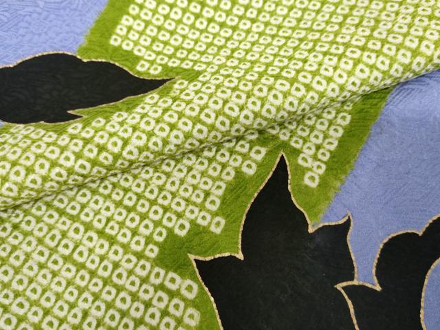 平和屋着物●ジャパンオートクチュール　渡辺雪三郎　訪問着　花唐草文　金彩　正絹　逸品　AABE5319cs 平和屋着物○ジャパンオートクチュール 渡辺雪三郎 訪問着 花唐草文