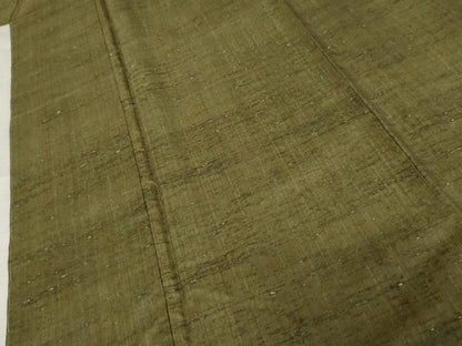 平和屋着物●上質な紬　霞文　正絹　逸品　未使用　AABE5329cs