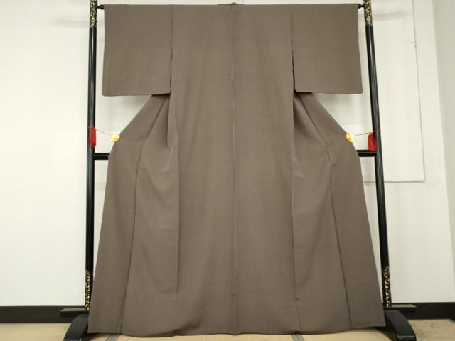 平和屋着物●上質な小紋　縞　正絹　逸品　AABE5330cs 平和屋着物○上質な小紋 縞 正絹 逸品 AABE5330cs