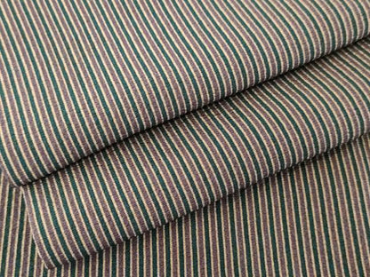 平和屋着物●上質な小紋　縞　正絹　逸品　AABE5330cs