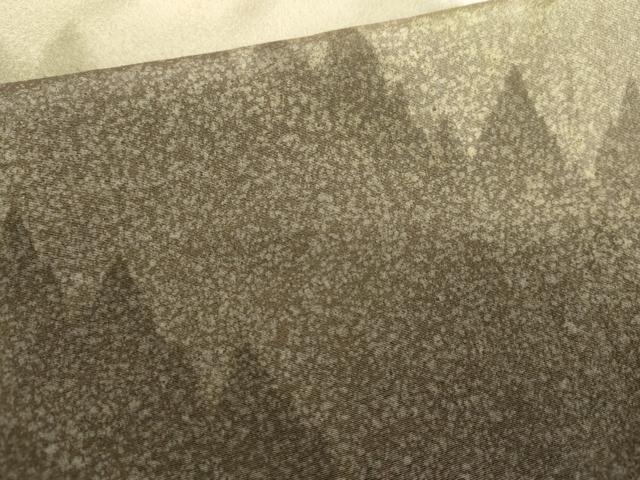 平和屋着物○二代目清次郎 手描き 訪問着 樹林風景文 暈し染め