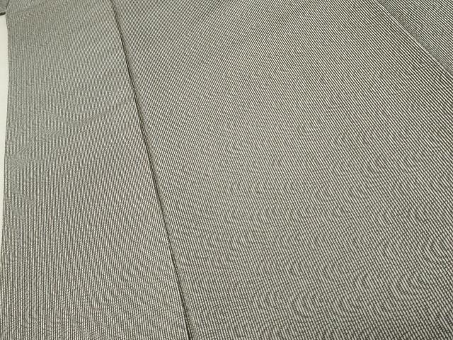 平和屋着物○江戸小紋 作家物 流水文 黒地 正絹 逸品 AABE5344cs